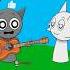 Wenda Gray Funny Cat Playing Guitar Sprunki Sprunki