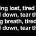 Breaking Benjamin Failure Lyrics On Screen HD