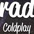 Coldplay Paradise Lyrics