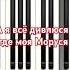 А я всё дивлюся где моя Моруся пианинолегко Pianotutorial Piano покаявармии Pianocover