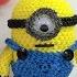 Rainbow Loom Minions Blue Overalls Part 2 Of 3 Loomigurumi HOOK ONLY Лумигуруми