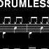 AC DC Rock N Roll Train Drumless With Scrolling Drum Sheet