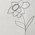 How To Draw Daffodil Flower Easy Idea Drawing For Kids