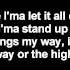 Limp Bizkit My Way Lyrics On Screen HD