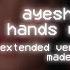Ayesha Erotica Hands Up Remix Extended Lyric Video