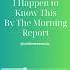 I Happen To Know ThisBy The Morning Report Chillbreeze Music Cozybeats