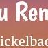 How You Remind Me Nickelback Lyrics