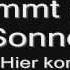 Rammstein Sonne Lyrics HD