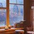 Rainy Autumn Day Fall Ambience With Relaxing Fireplace Rain Sounds In The Lakeside Cabin