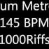 Kick Drum Metronome 145 BPM