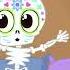 Five Little Skeletons Jumping On The Bed Children Nursery Rhymes Infantil Song