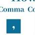 Punctuation Marks Comma Colon Semicolon