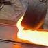 Pouring Molten Hot Glass