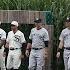 Kevin Costner Leads The Yankees And White Sox Out Of The Cornfield At MLB At Field Of Dreams