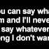 Three Days Grace So What Lyrics On Screen HD