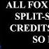 Fox Box 2004 Split Screen Credits Found So Far 9 1 2019