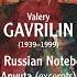 Russian Notebook Arr L Rezetdinov For Voice Orchestra No 6 It All Started