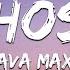 Ava Max Ghost Lyrics