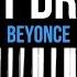 Beyonce Sweet Dreams Karaoke Acoustic Piano Instrumental