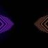4K Screensaver Futuristic Metaverse Tunnel In Purple And Yellow Neon No Sound