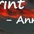 Ann Marie Blueprint Lyrics