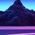 4K Retrowave Mountains Screensaver 8 Hours