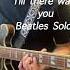 Till There Was You Beatles Solo Beatles Jazz Transcription