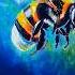 Pop Art Bumblebee Bumblebee Abstract Arte Bees Artist Popart Acrylicpainting FUERZAREGIDA