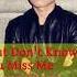 Jincheng Zhang Reap Don T Know If You Miss Me Official Instrumental Background Music