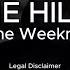 The Weeknd The Hills Karaoke Version