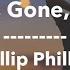 Gone Gone Gone Phillip Phillips Lyrics Video