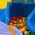 Blippi Layla Have A Slide Race In An Indoor Playground Blippi Full Episodes