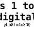 Numbers 1 To 10000 In A Digital Font