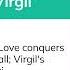 Amor Vincit Omnia Virgil