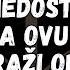 Vaš Nedostatak Uništava Ovu Osobu Ona Traži Od Boga Neočekivani Preokret