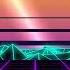 SYNTHWAVE Road PURPLE Sky Background Loop 4K Video