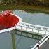 Hydroelectric Design With Turbines In The Middle Of The Lake