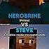 Steve Vs Herobrine