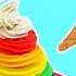 Play Doh Rainbow Swirl Desserts