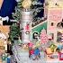 Staging Christmas Village Platforms X Large 7 Piece Bridge Set