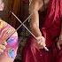 Buddhist Monk Blessing Sak Yant Tattoo In Chiang Mai Thailand