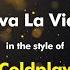 Coldplay Viva La Vida Karaoke Version From Zoom Karaoke