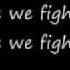 What Are We Fighting For With Lyrics