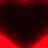 Black And Red Y2k Neon LED Lights Heart Background 1 Hour Looped HD