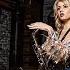 COOL SAXOPHONIST Anastasia Interesting Saxophonist Coolly Improvises On Popular Music