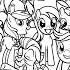 Coloring Pages MY LITTLE PONY BIG Applejack Family How To Color My Little Pony Easy Drawing Art