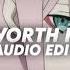 Worth It Fifth Harmony Ft Kid Ink Audio Edit