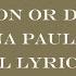 Hold On Or Drown Katrina Paula Diringa Official Lyrics Video Катрина Паула Диринга