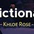 Fictional Khloe Rose Slowed Reverb Lyrics