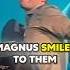 Magnus SMILES To CROWD After The GAME